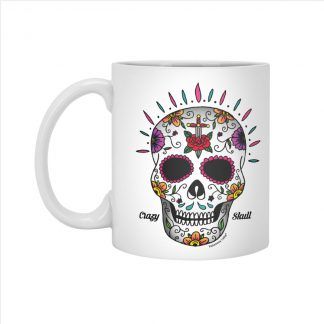 Taza Crazy skull