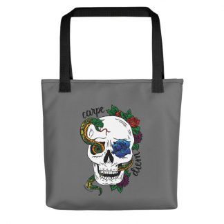 Bolso "Carpe Diem" gris