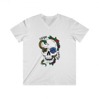 Camiseta Carpe diem Chico Cuello de pico Color blanco