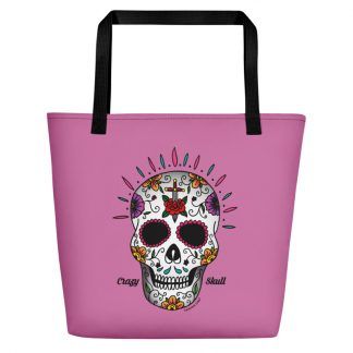 Bolso de playa "Live Today" rosa